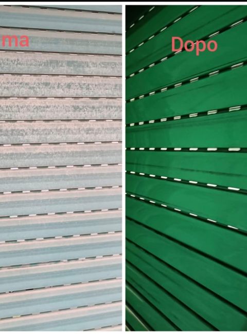 pulizia tapparelle prima e dopo mad service