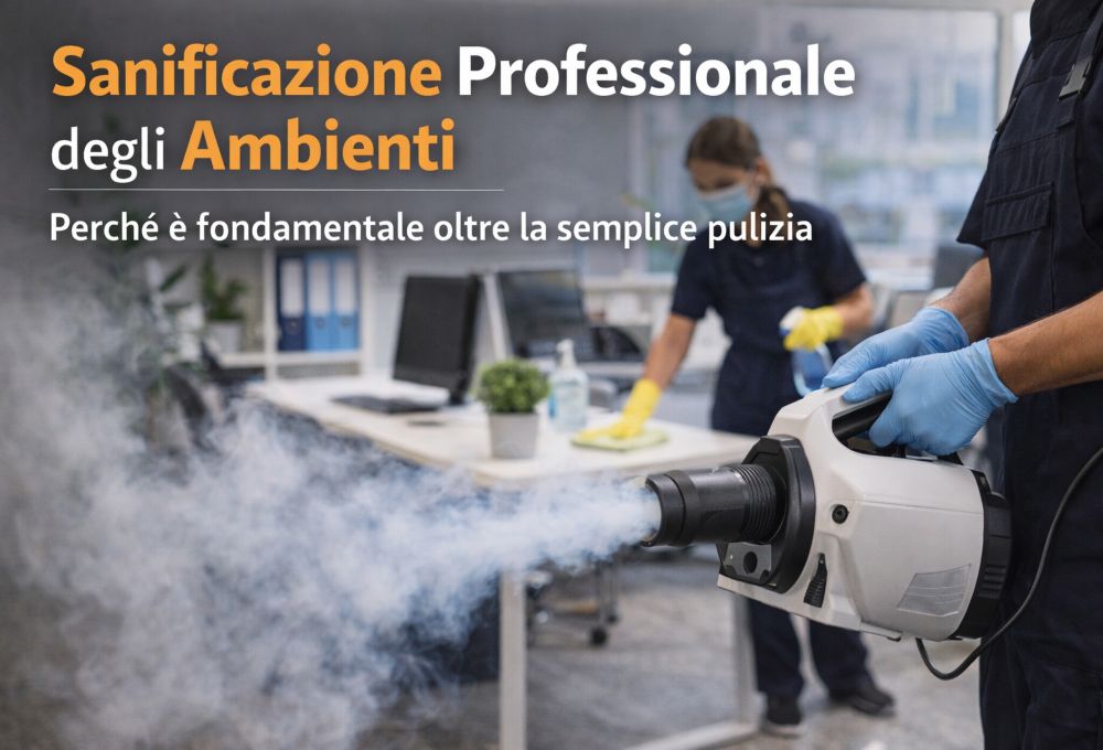 sanificazione professionale degli ambienti