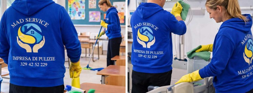 pulizia scuole e aziende sanitarie roma e provincia Mad Service